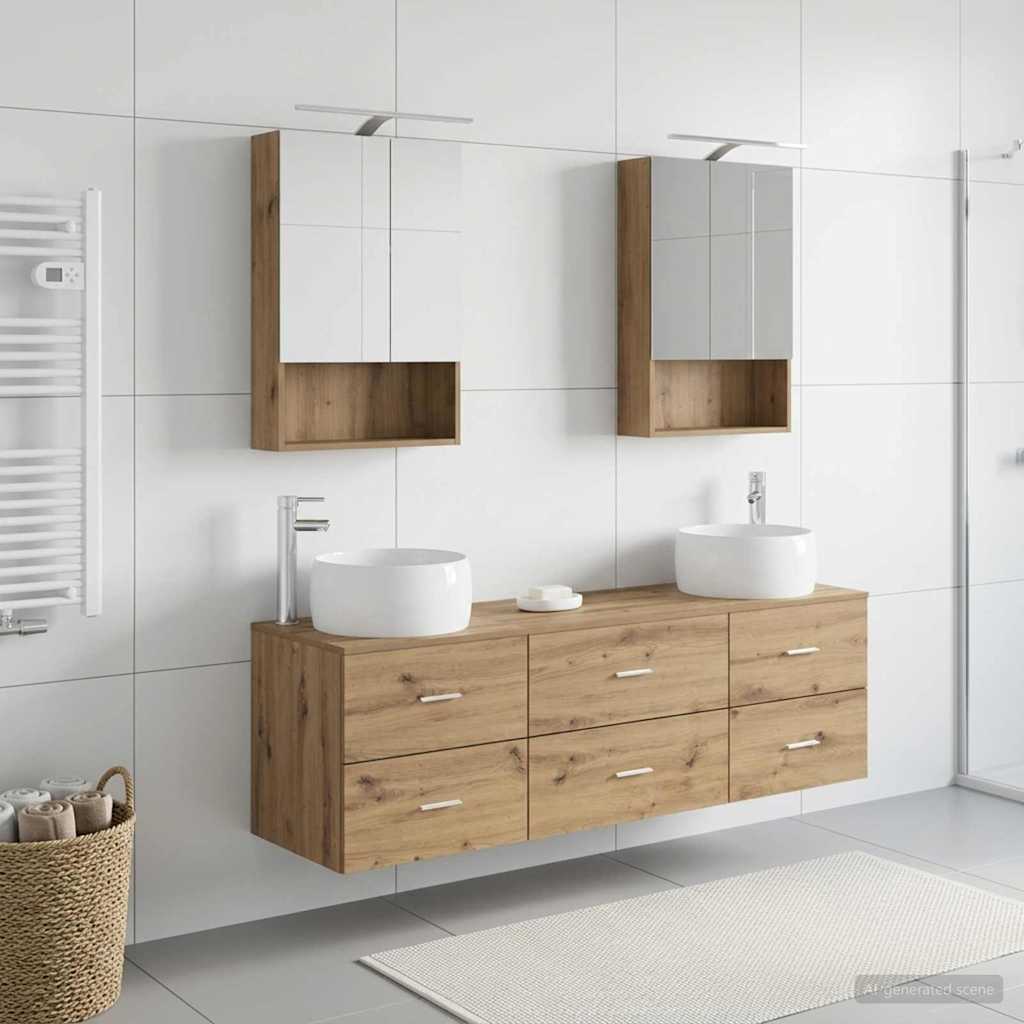 Bathroom Furniture Set 5 Pcs