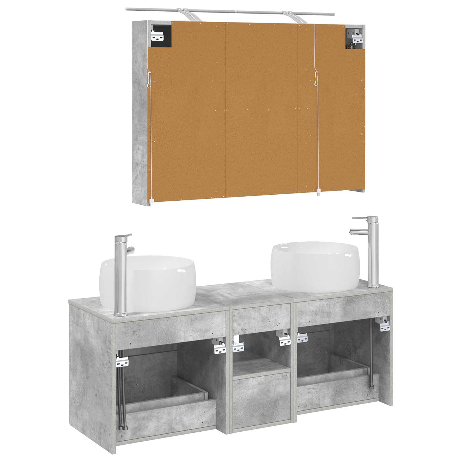 Bathroom Furniture Set 4 Pcs