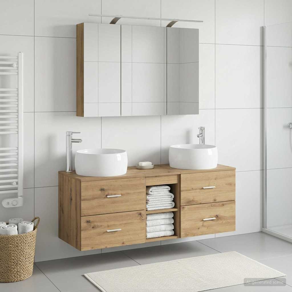 Bathroom Furniture Set 4 Pcs