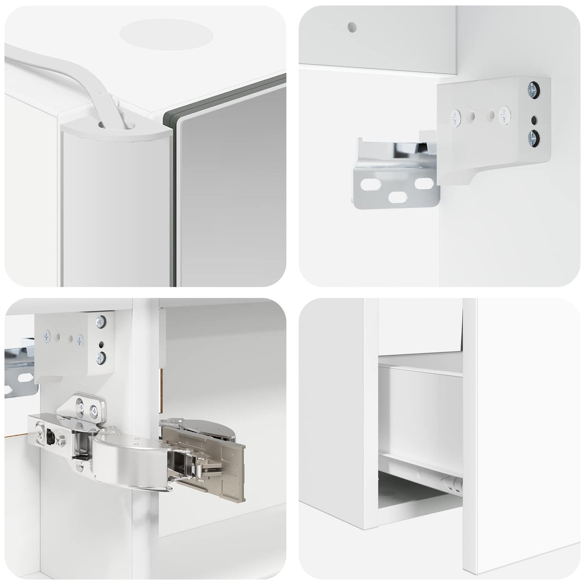 Furniture Set Bathroom 4 Pcs White Artisan Home Furniture Set Modern Furniture