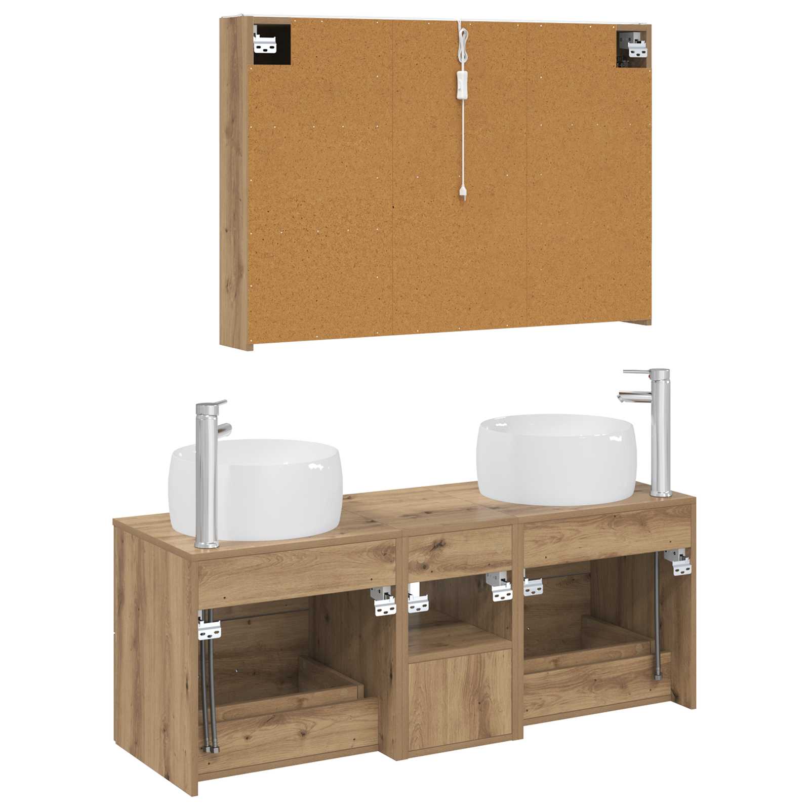 Bathroom Furniture Set 4 Pcs