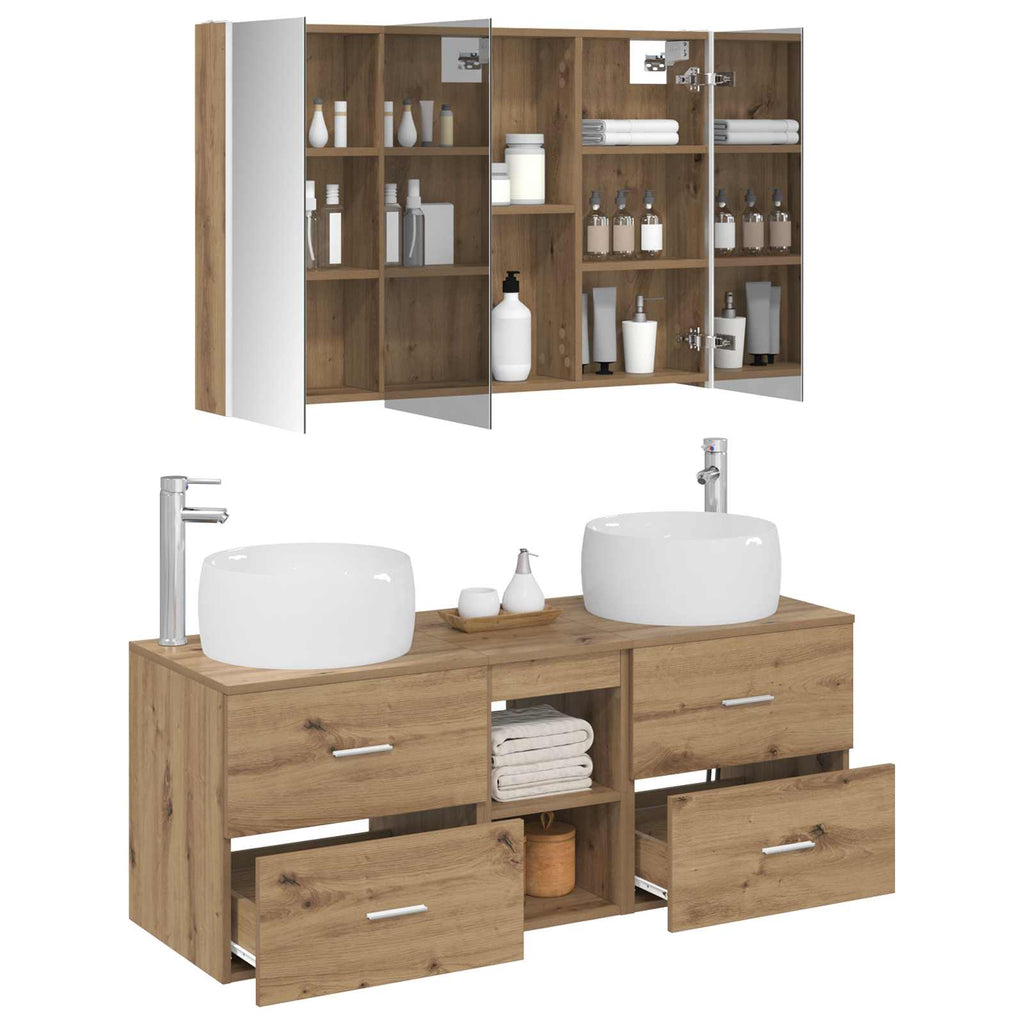Bathroom Furniture Set 4 Pcs
