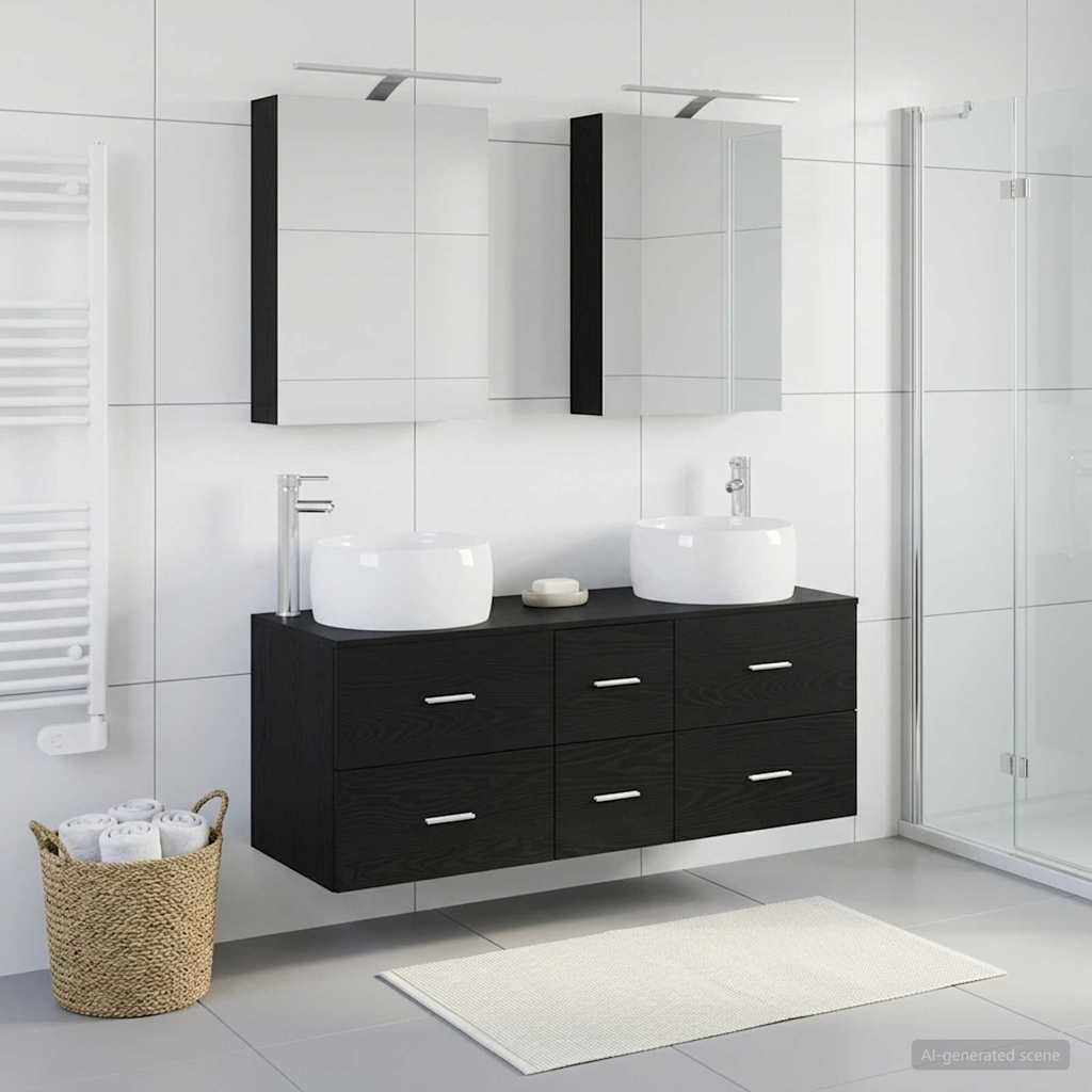Bathroom Furniture Set 5 Pcs