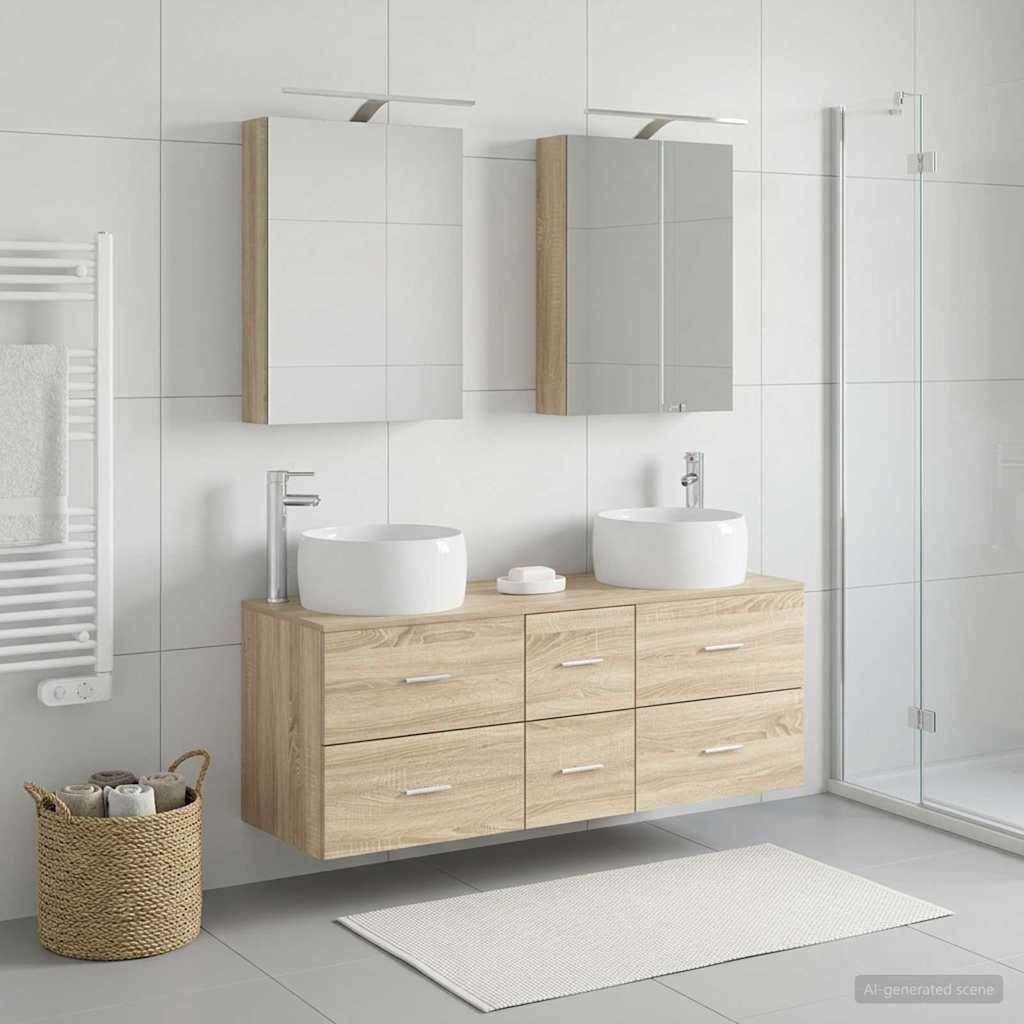 Bathroom Furniture Set 5 Pcs
