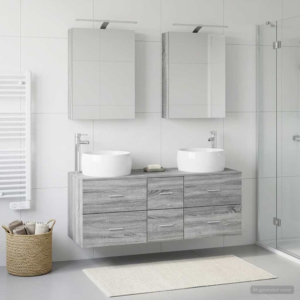 Bathroom Furniture Set 5 Pcs
