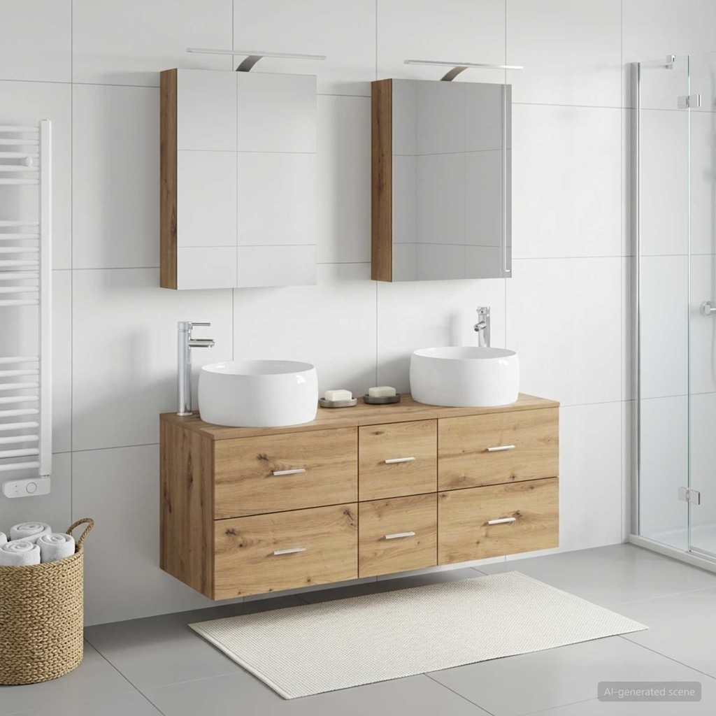 Bathroom Furniture Set 5 Pcs