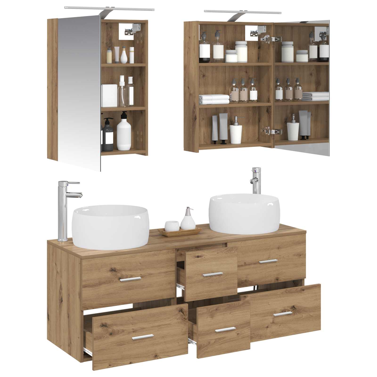 Bathroom Furniture Set 5 Pcs