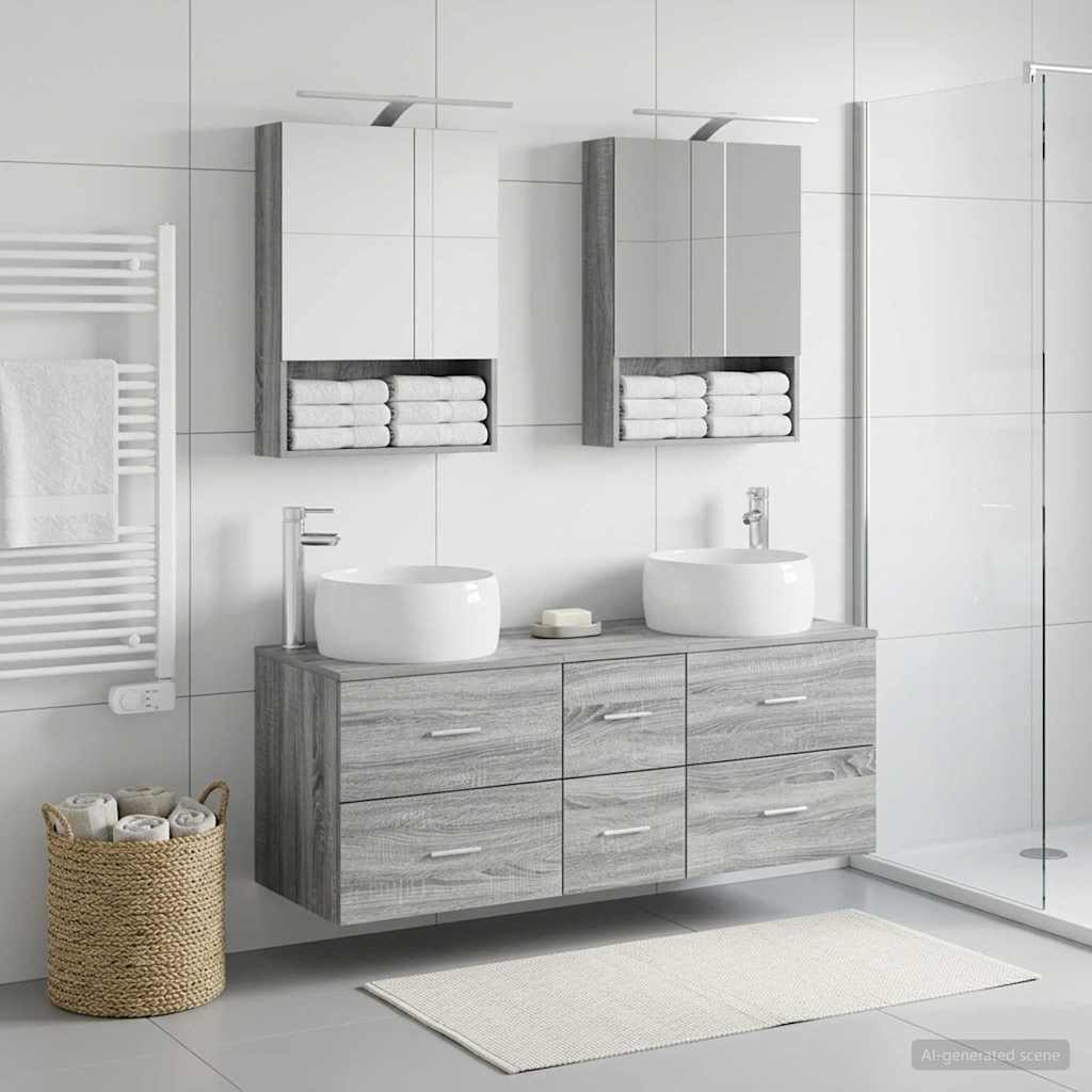 Bathroom Furniture Set 5 Pcs