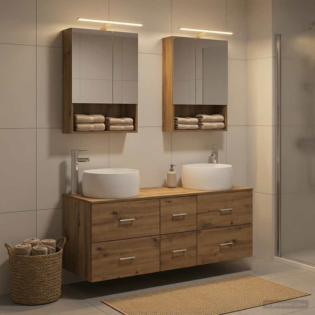 Bathroom Furniture Set 5 Pcs