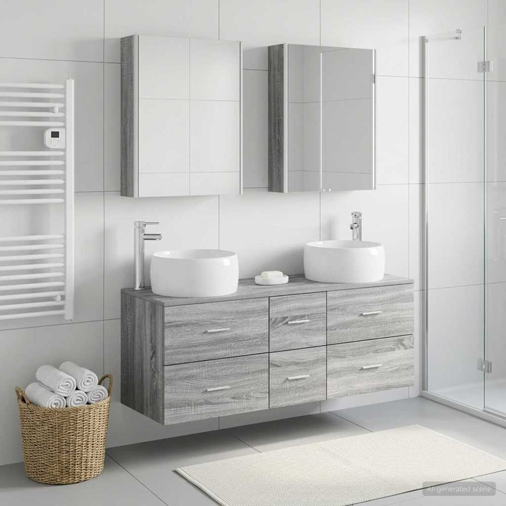 Bathroom Furniture Set 5 Pcs