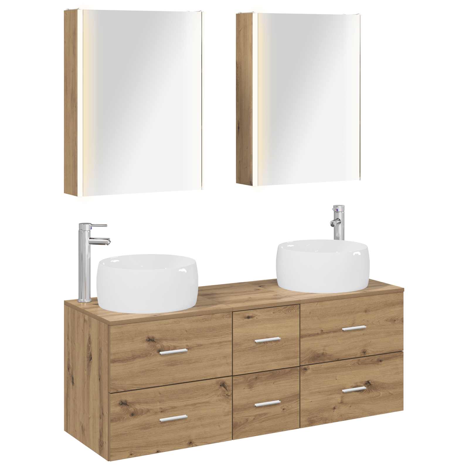 Bathroom Furniture Set 5 Pcs