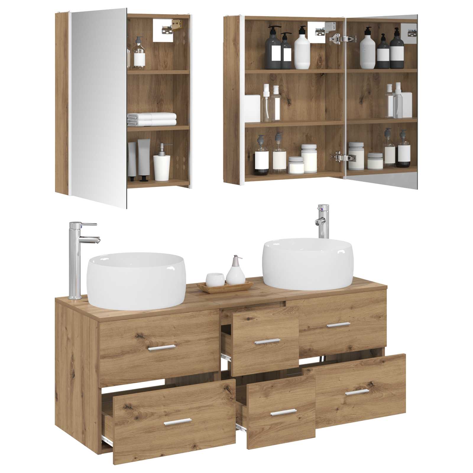 Bathroom Furniture Set 5 Pcs