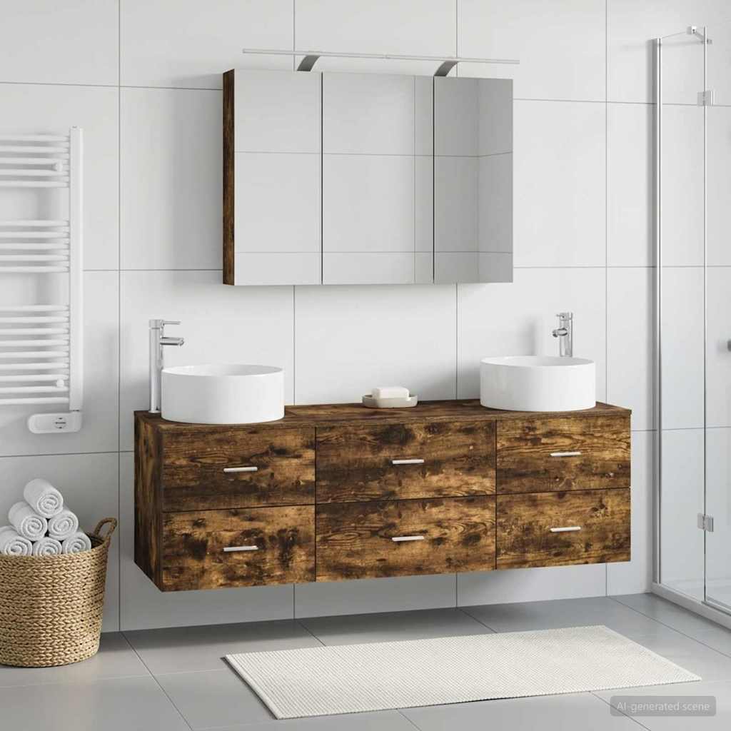 Bathroom Furniture Set 4 Pcs