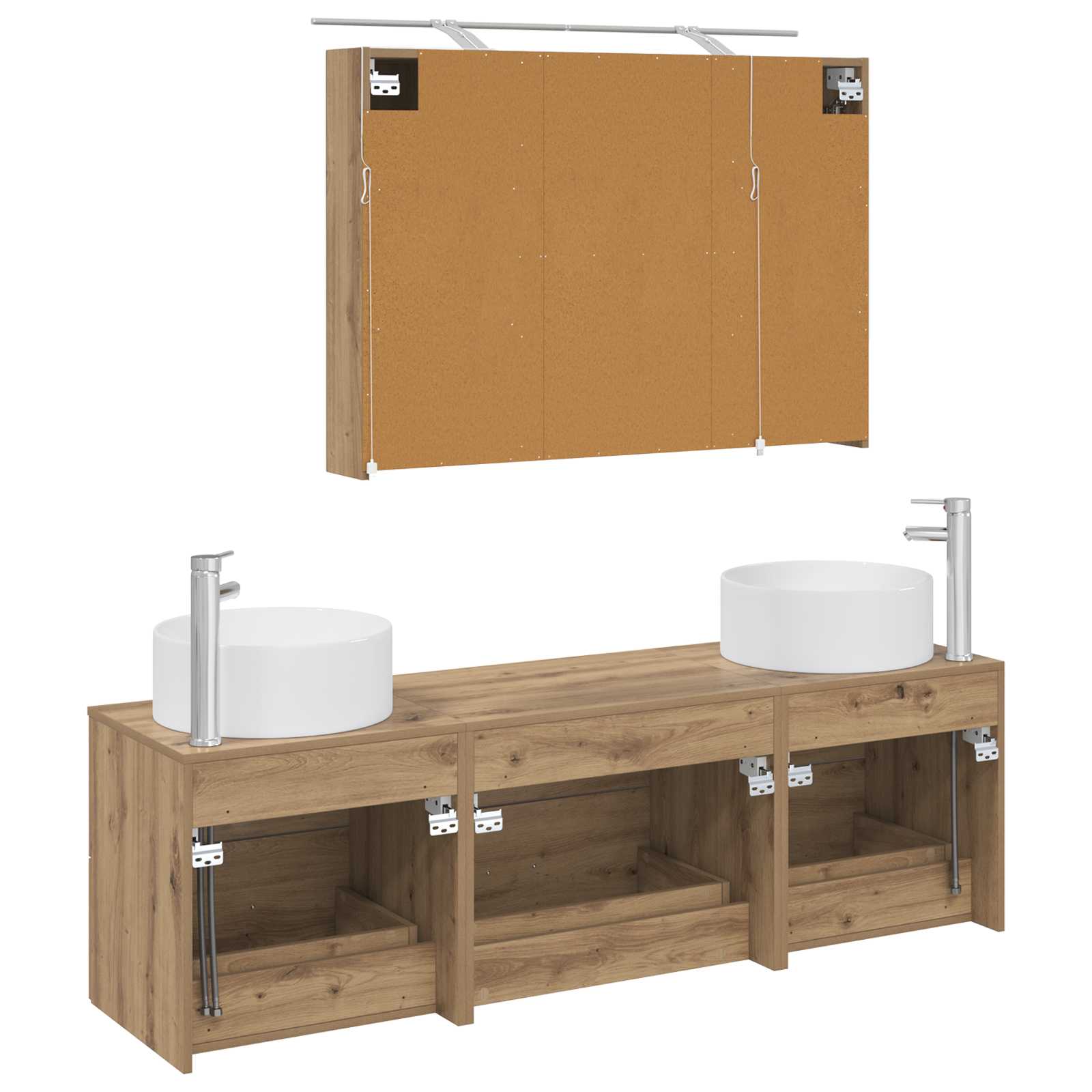 Bathroom Furniture Set 4 Pcs