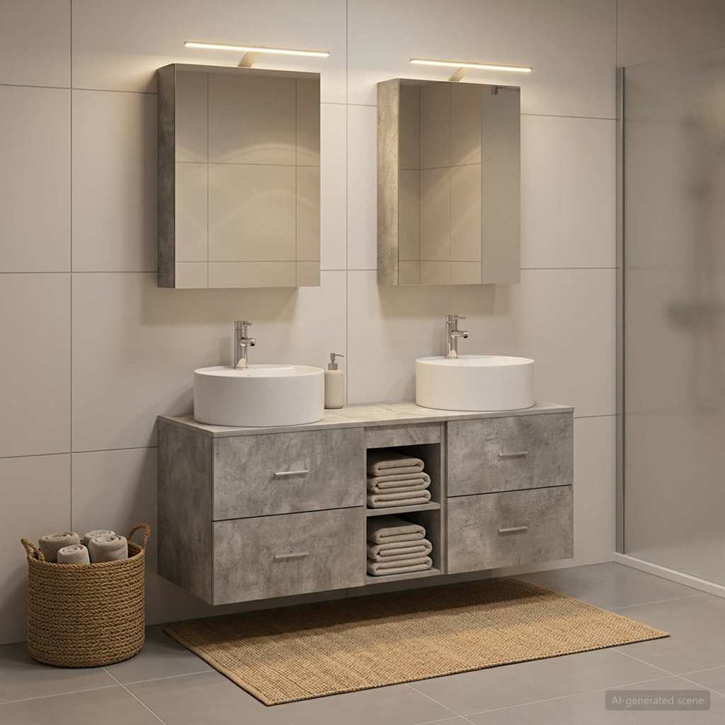 Bathroom Furniture Set 5 Pcs