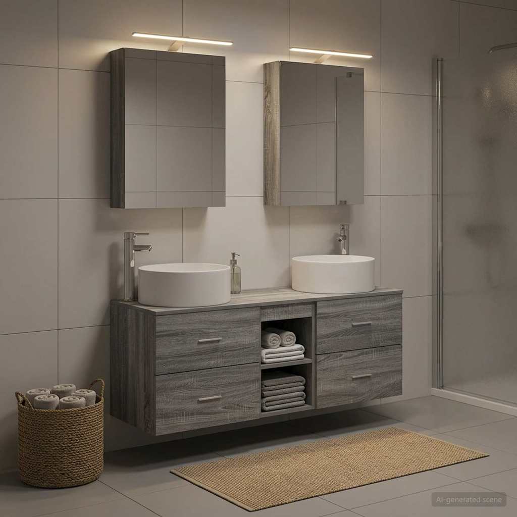 Bathroom Furniture Set 5 Pcs