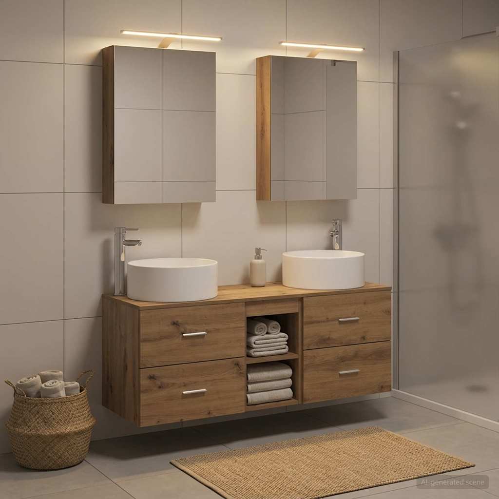 Bathroom Furniture Set 5 Pcs