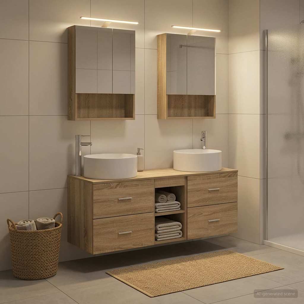 Bathroom Furniture Set 5 Pcs