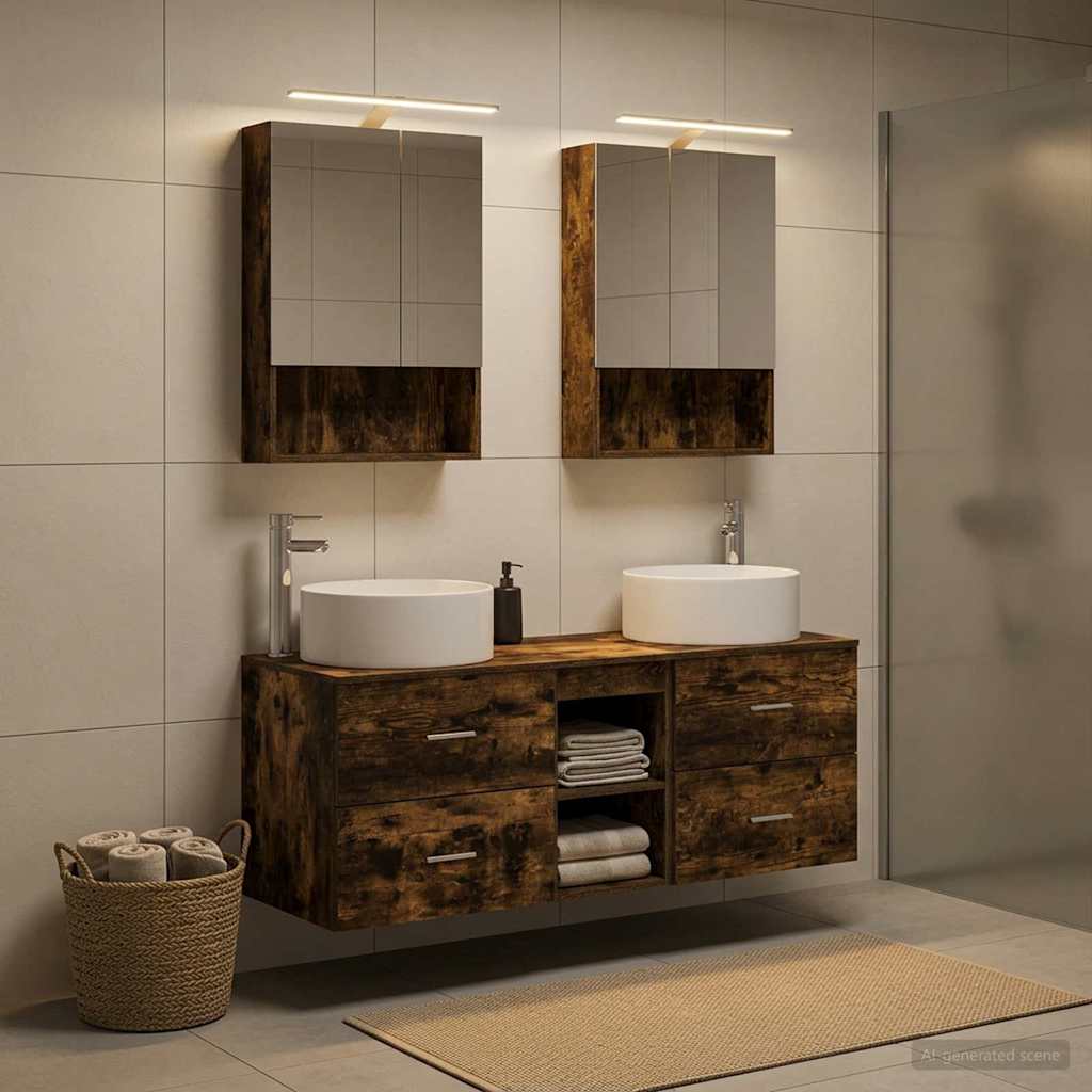 Bathroom Furniture Set 5 Pcs