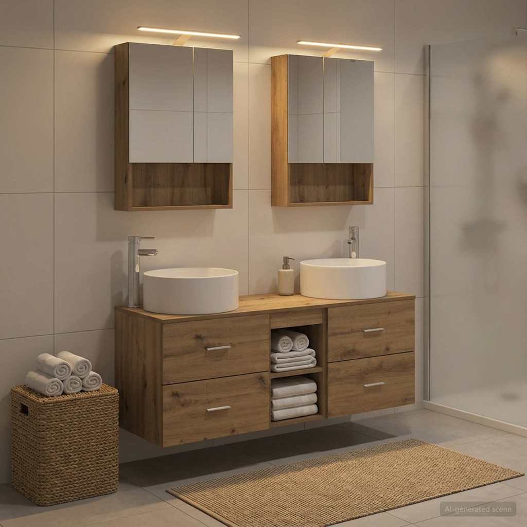 Bathroom Furniture Set 5 Pcs