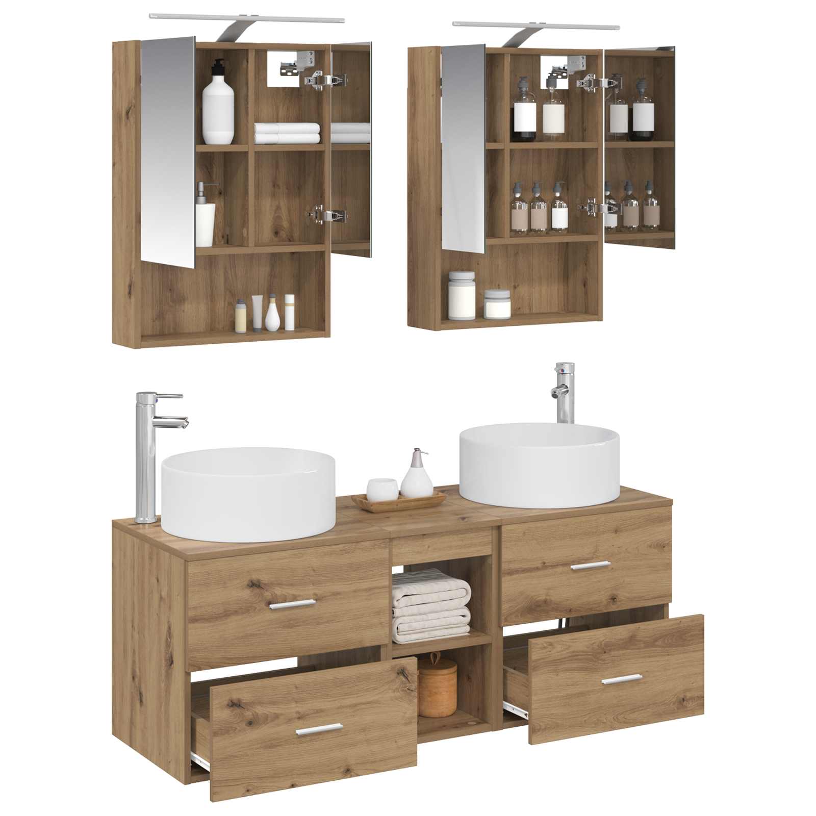 Bathroom Furniture Set 5 Pcs