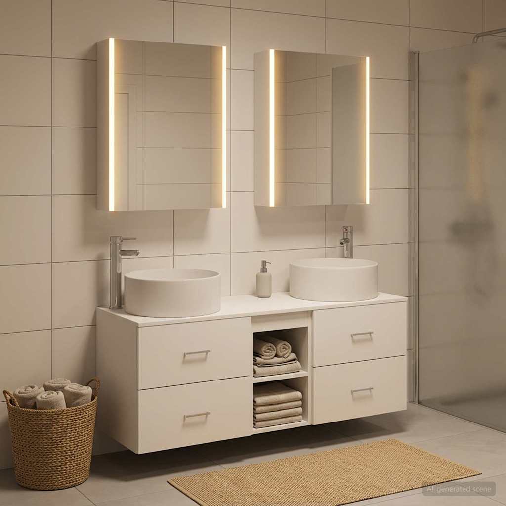 Bathroom Furniture Set 5 Pcs