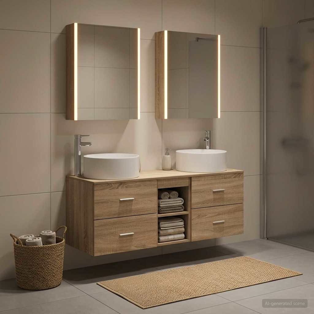 Bathroom Furniture Set 5 Pcs