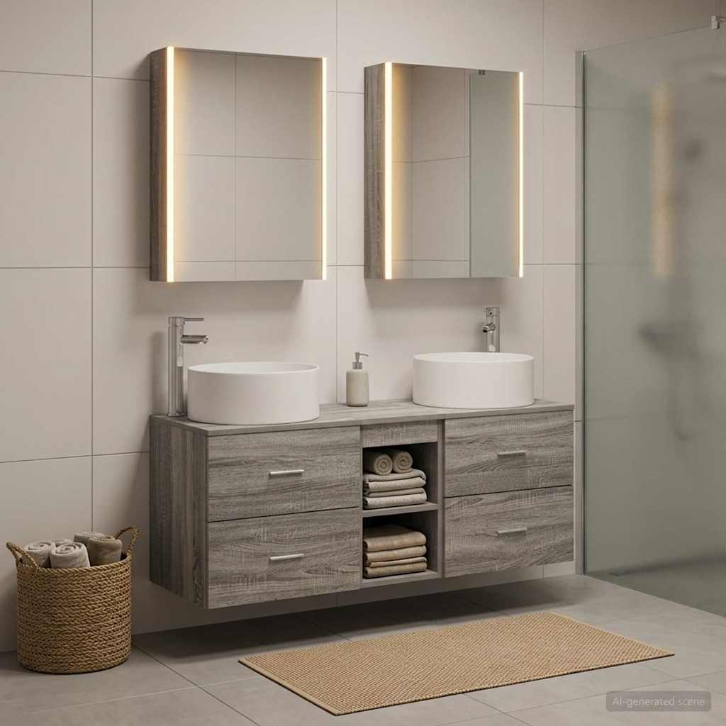 Bathroom Furniture Set 5 Pcs