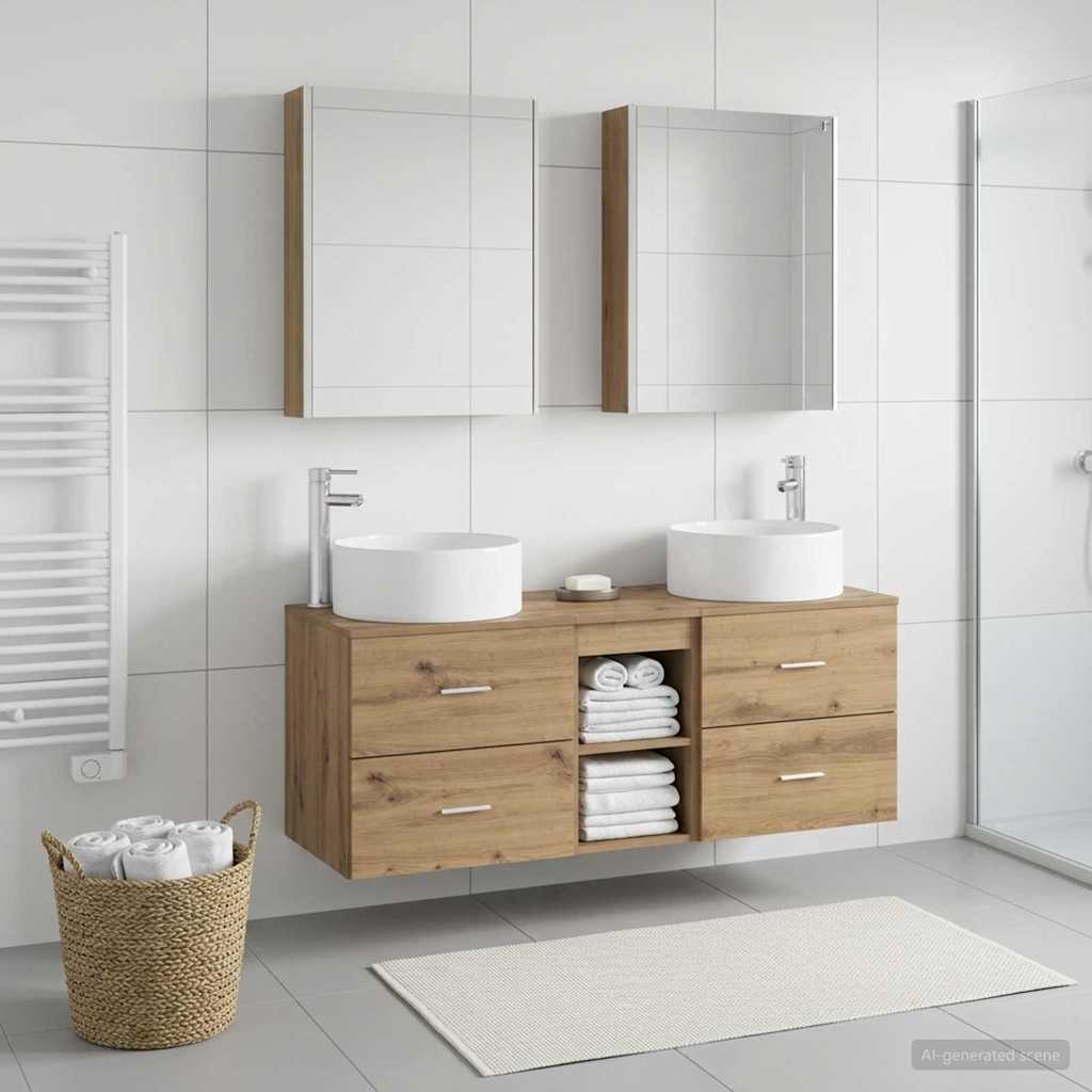 Bathroom Furniture Set 5 Pcs