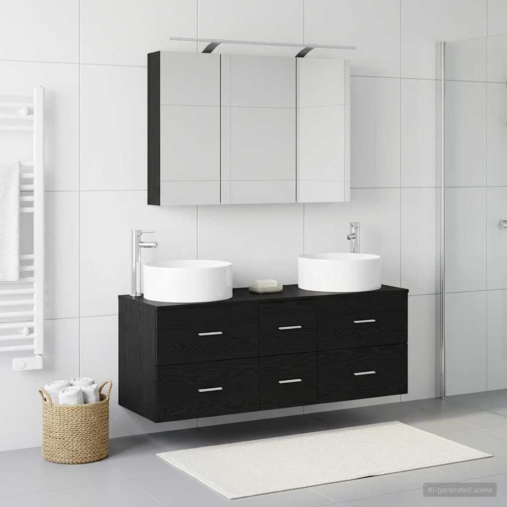 Bathroom Furniture Set 4 Pcs