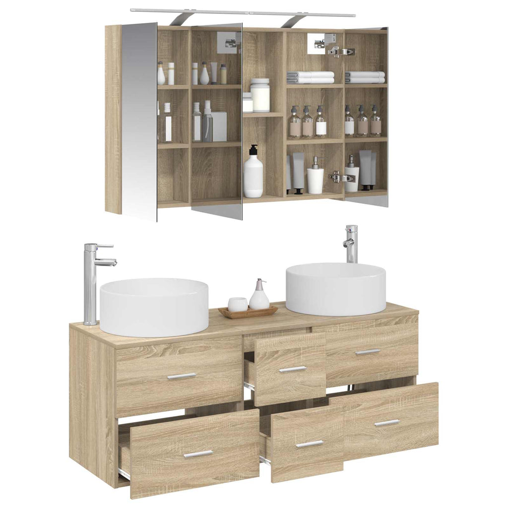 Bathroom Furniture Set 4 Pcs