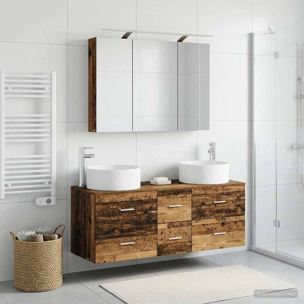 Bathroom Furniture Set 4 Pcs