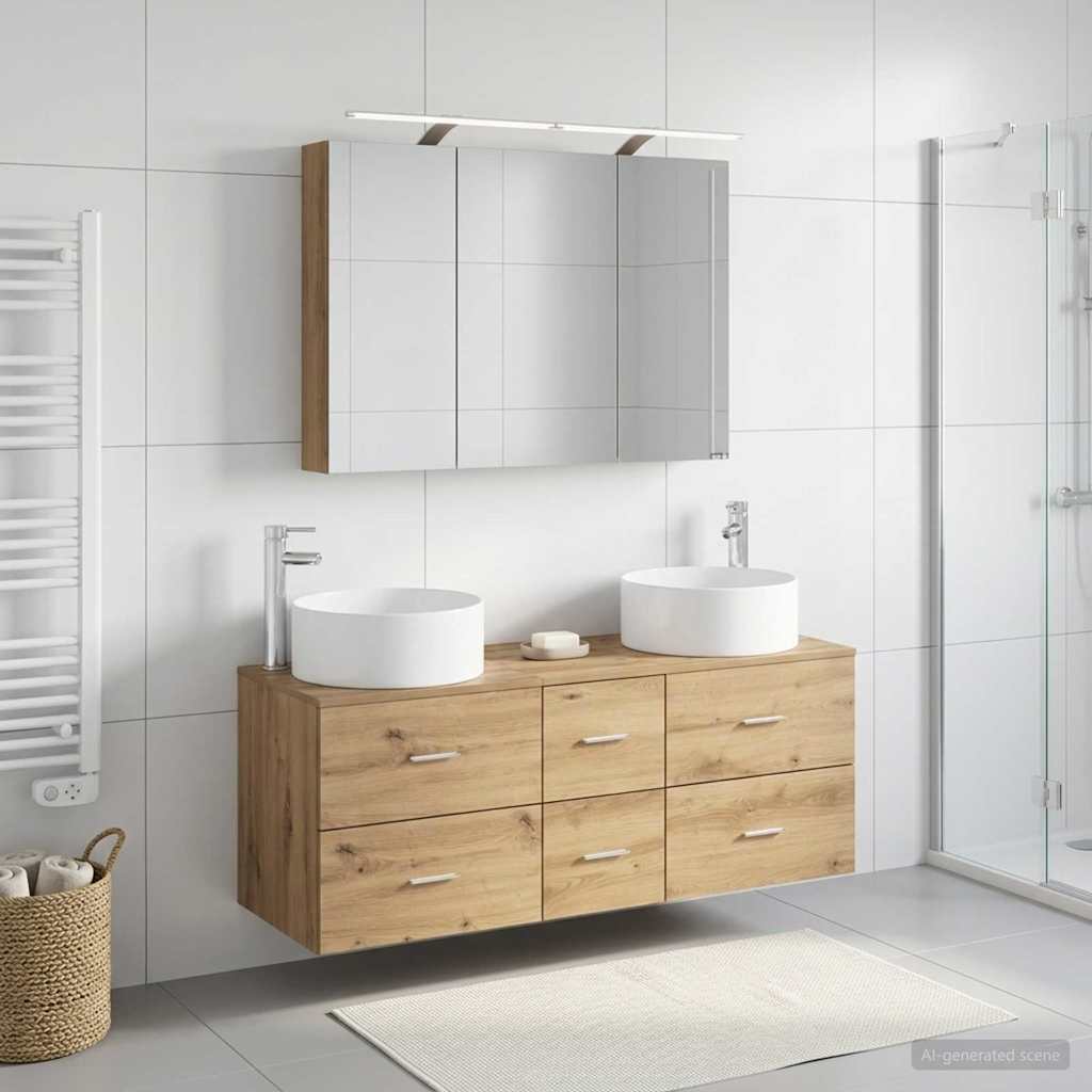 Bathroom Furniture Set 4 Pcs
