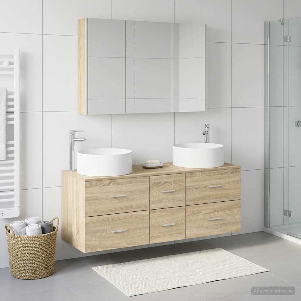 Bathroom Furniture Set 4 Pcs