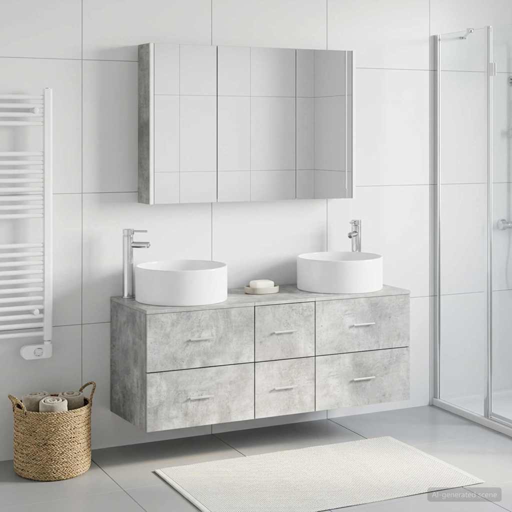 Bathroom Furniture Set 4 Pcs