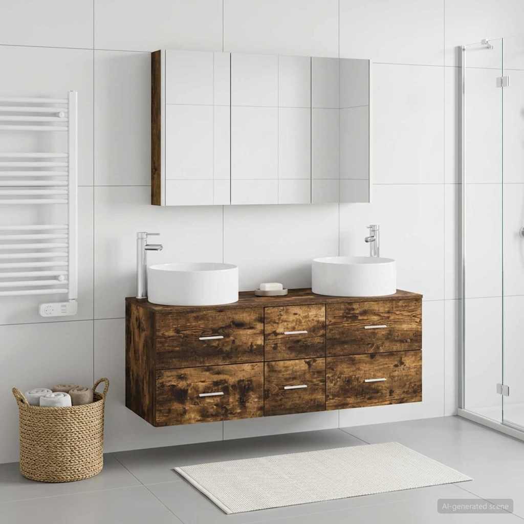 Bathroom Furniture Set 4 Pcs