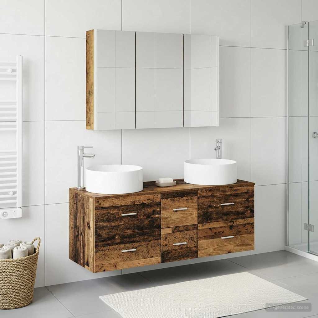 Bathroom Furniture Set 4 Pcs