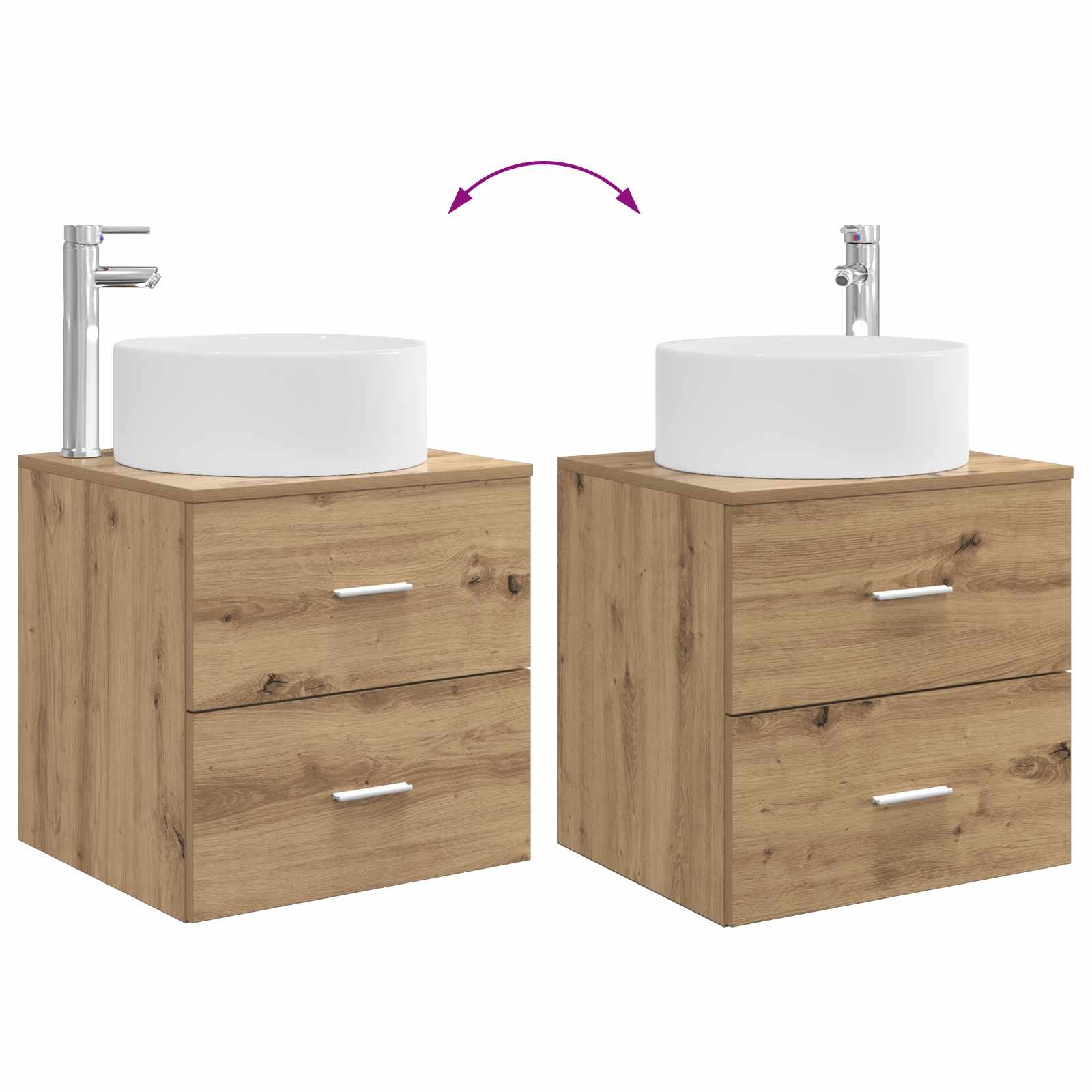Bathroom Furniture Set 4 Pcs