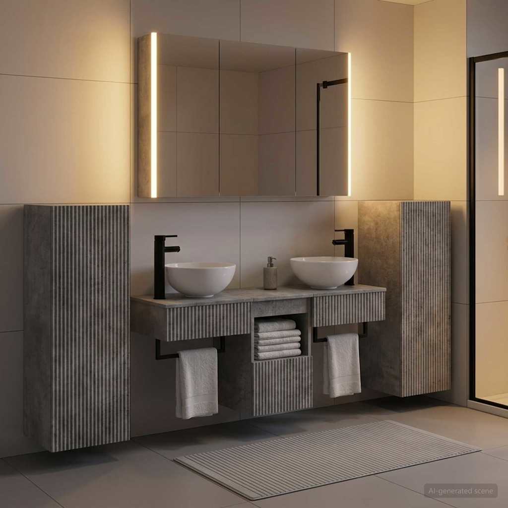 Bathroom Furniture Set 6 Pcs