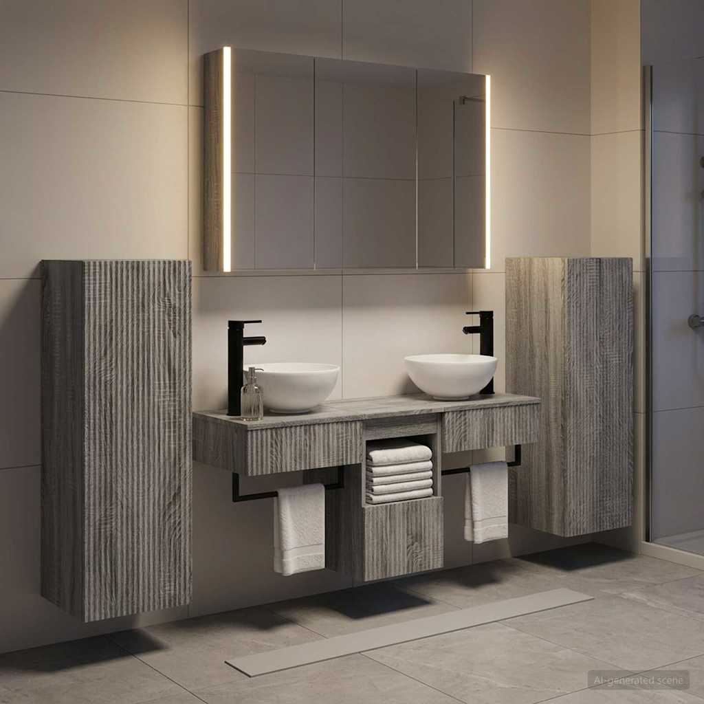 Bathroom Furniture Set 6 Pcs