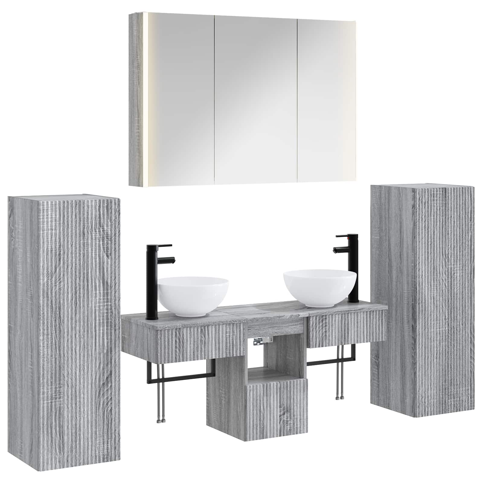 Bathroom Furniture Set 6 Pcs