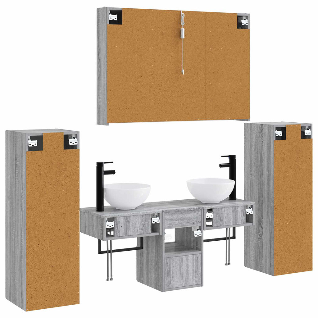 Bathroom Furniture Set 6 Pcs