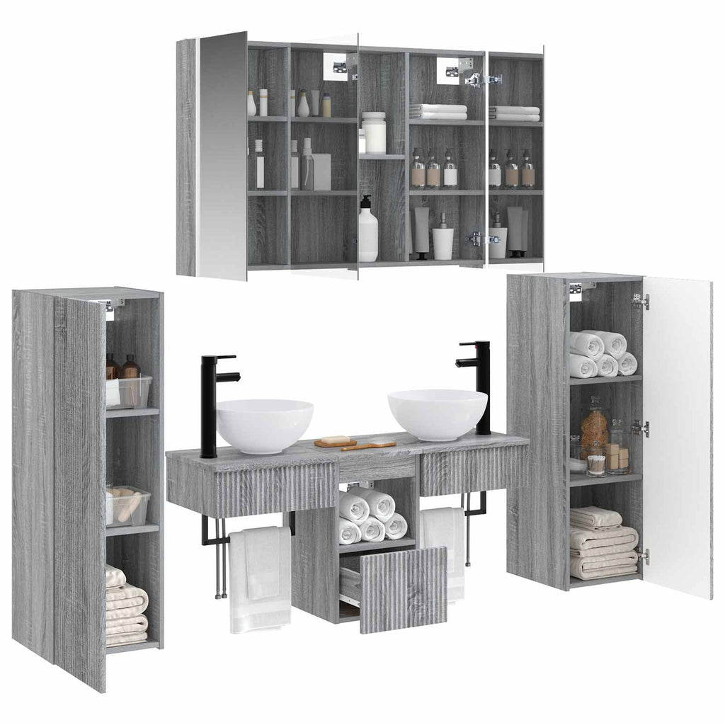 Bathroom Furniture Set 6 Pcs