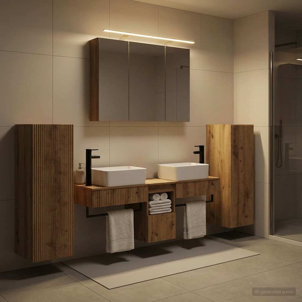 Bathroom Furniture Set 6 Pcs