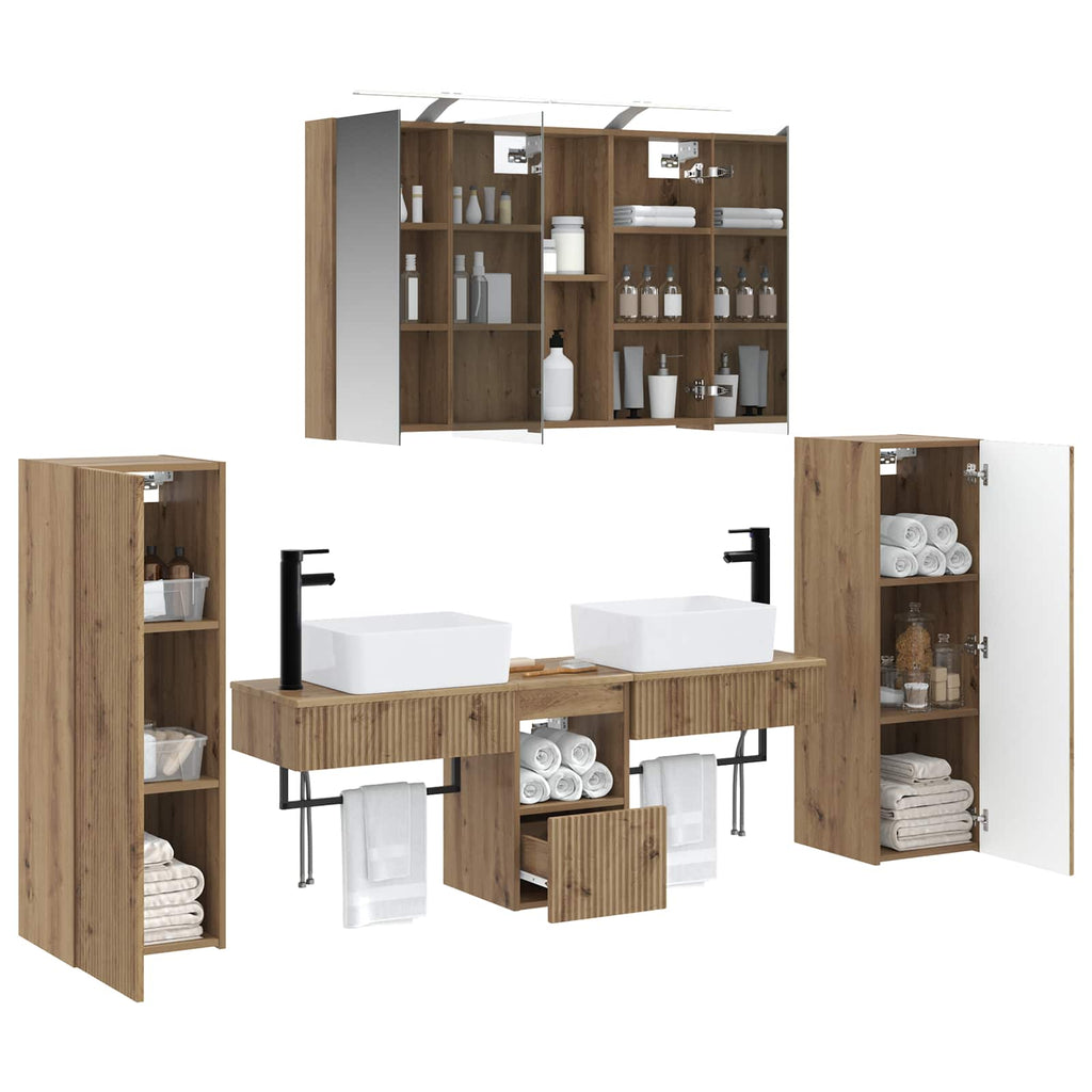 Bathroom Furniture Set 6 Pcs