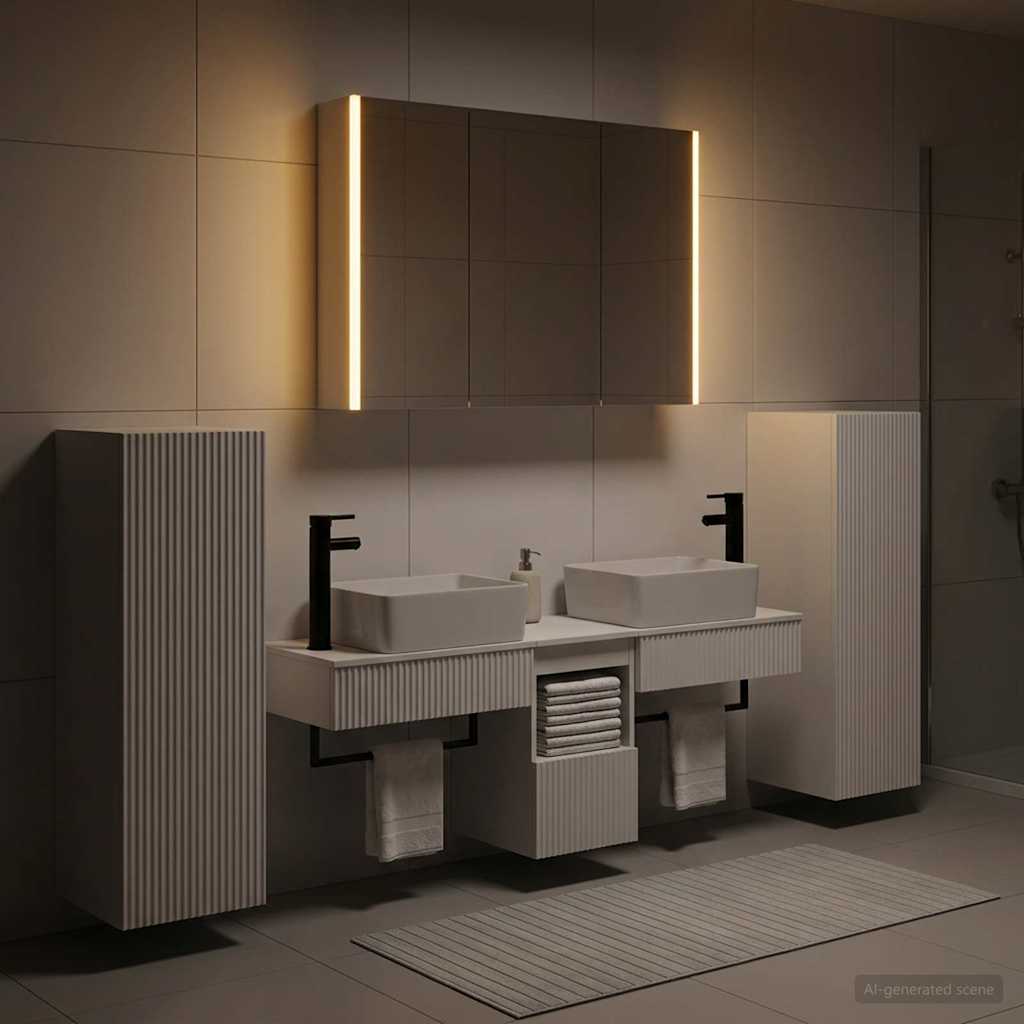 Bathroom Furniture Set 6 Pcs