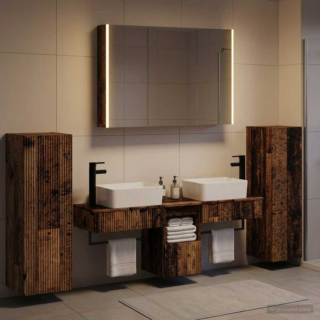 Bathroom Furniture Set 6 Pcs