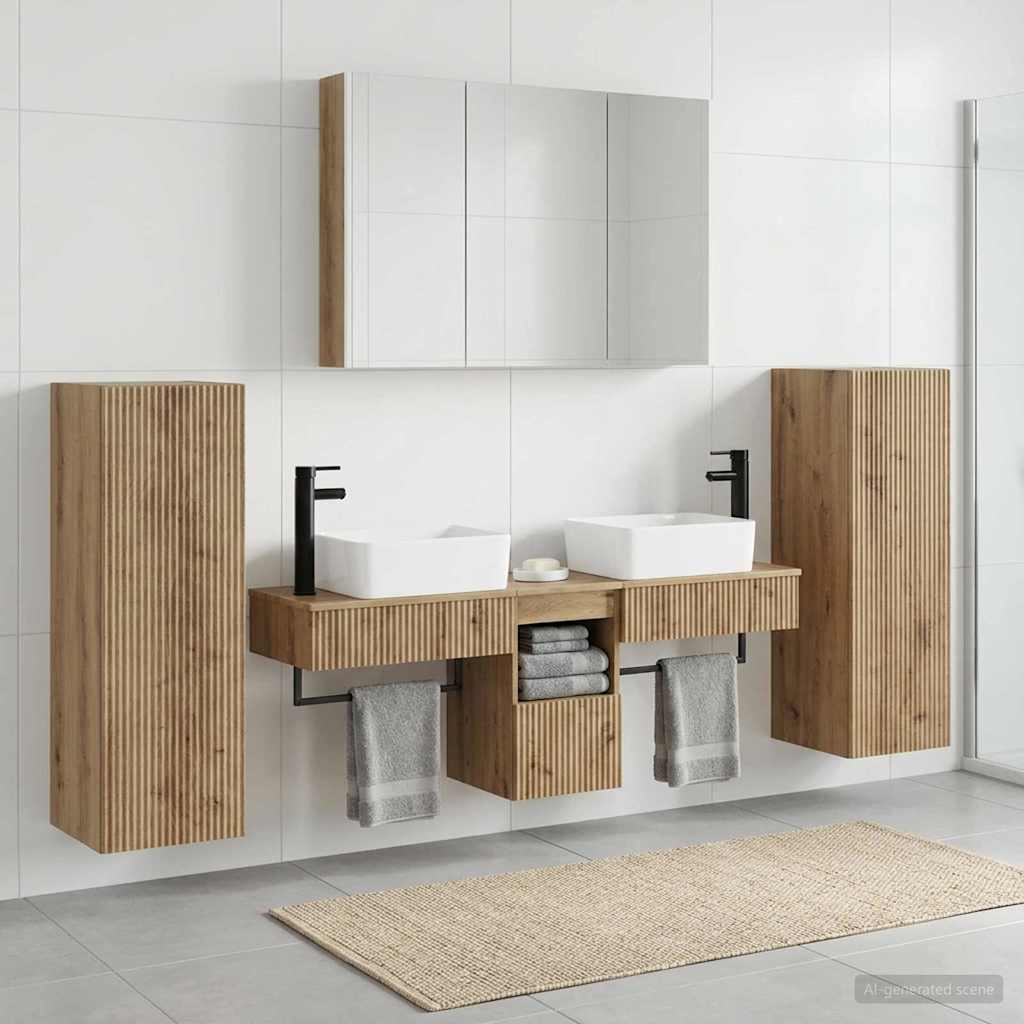 Bathroom Furniture Set 6 Pcs