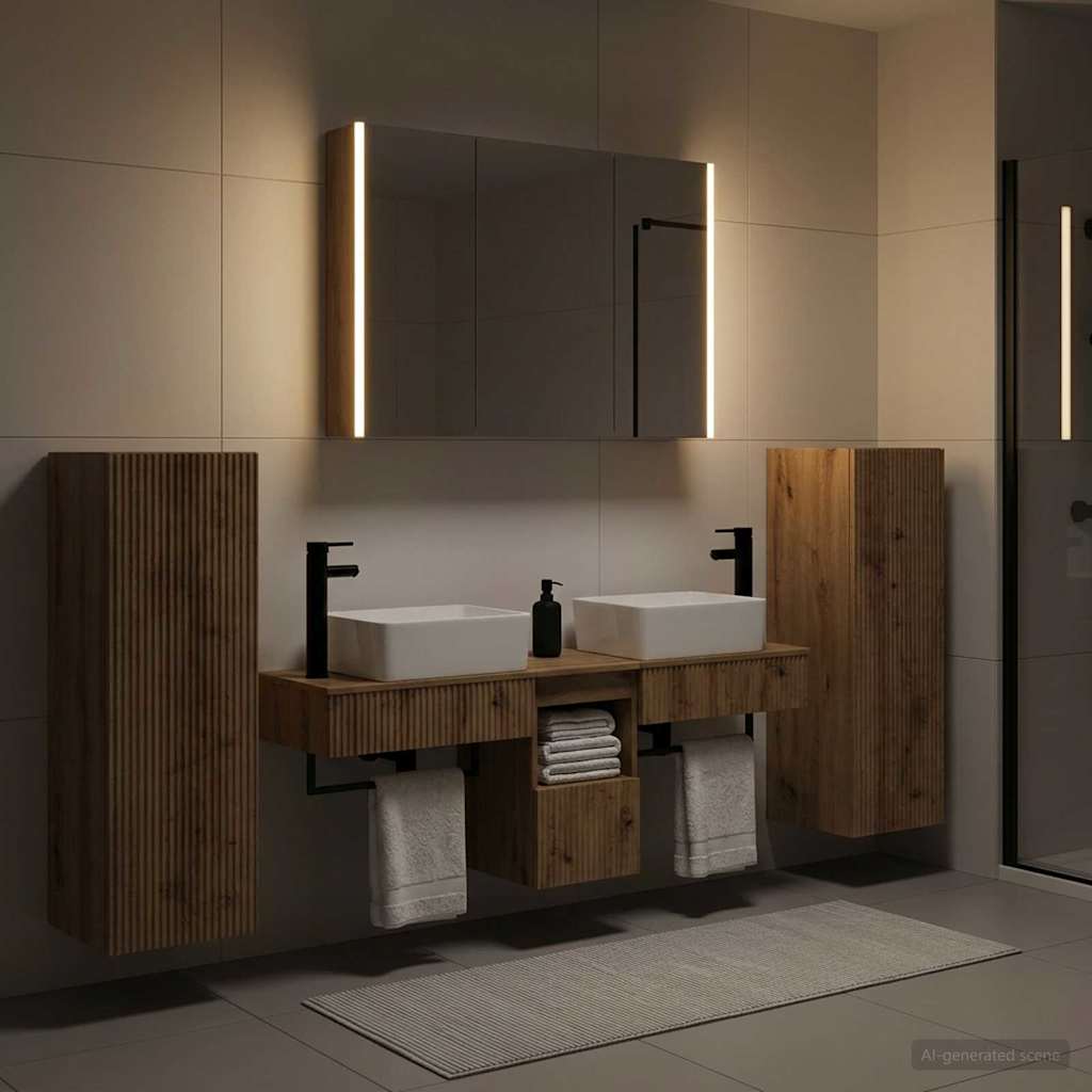 Bathroom Furniture Set 6 Pcs