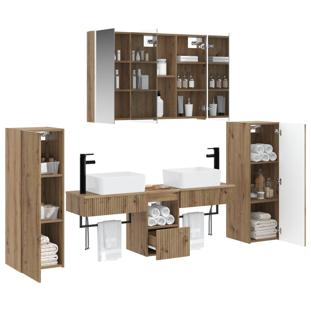Bathroom Furniture Set 6 Pcs